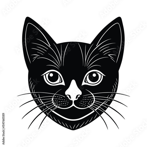 vector illustration of a cat
