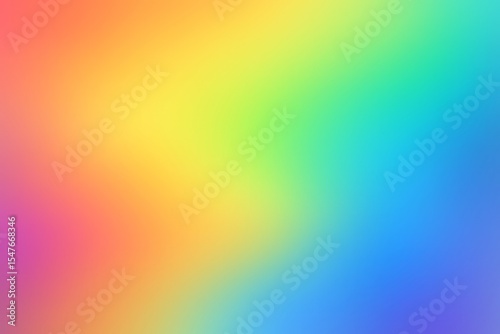 Bright blurred rainbow gradient mesh Smooth color blend background Editable soft vector illustration
