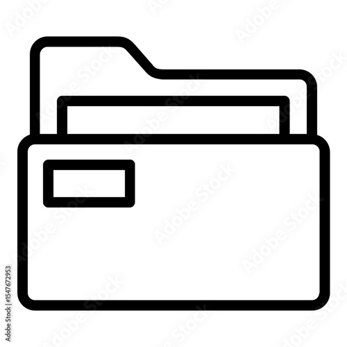 folder icon line