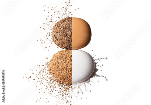 Foundation color mixing