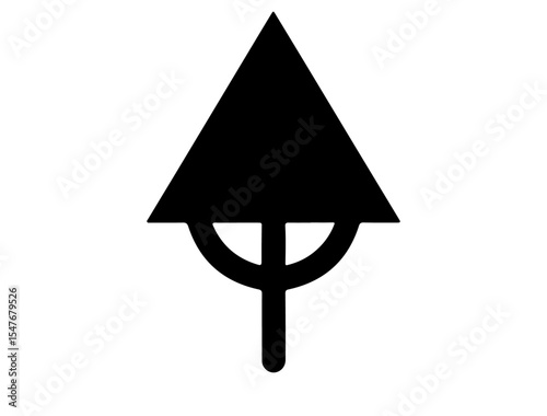 Sign board icon and vector image.