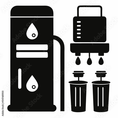 set of household appliances