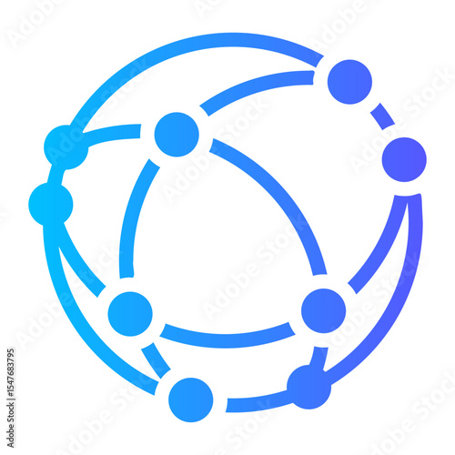 Globe with Network Nodes	