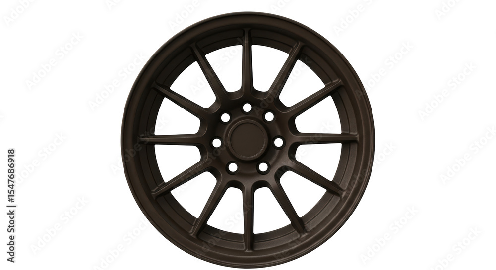 Fototapeta premium Isolated Car Rim