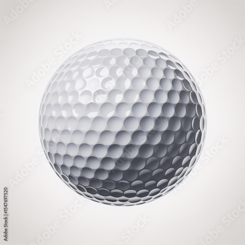 Close up of a golf ball