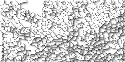 Abstract geometric cellular structure with a mosaic appearance and subtle shadows creating depth suitable for various design projects.
