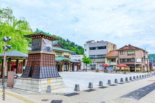 初夏の山中温泉　石川県加賀市　Early summer hot springs in the mountains. Ishikawa Pref, Kaga City.