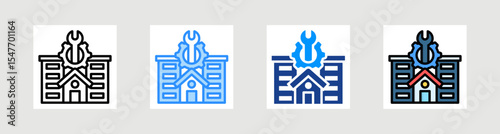 Property Maintenance Icon Collection Set Multiple Style