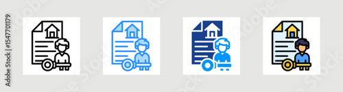 Tenant Icon Collection Set Multiple Style
