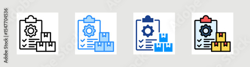 Inventory Management Icon Collection Set Multiple Style