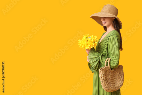 Beautiful young happy woman...