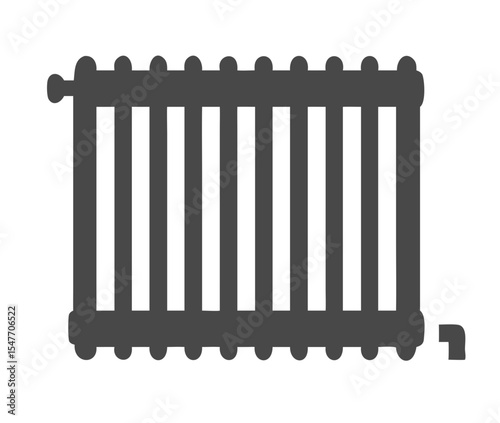 Radiator icon vector