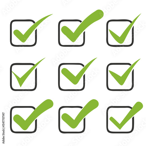 Green tick collection