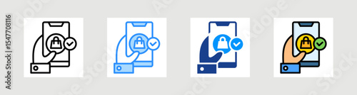 Online Order Icon Collection Set Multiple Style