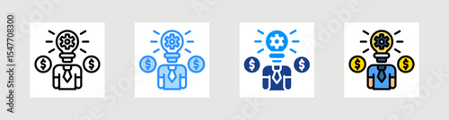 Business Innovation Icon Collection Set Multiple Style