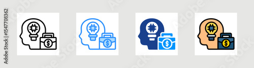 Business Intelligence Icon Collection Set Multiple Style