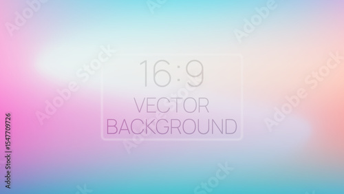 Gradient. Abstract Gradient Mesh Vector. Transparent Light Overlay. Soft Blurred Background. Editable Design for Web UI, Presentations, and Branding. 16:9 Format.