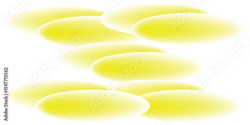 Organic yellow forms, gradient overlay design