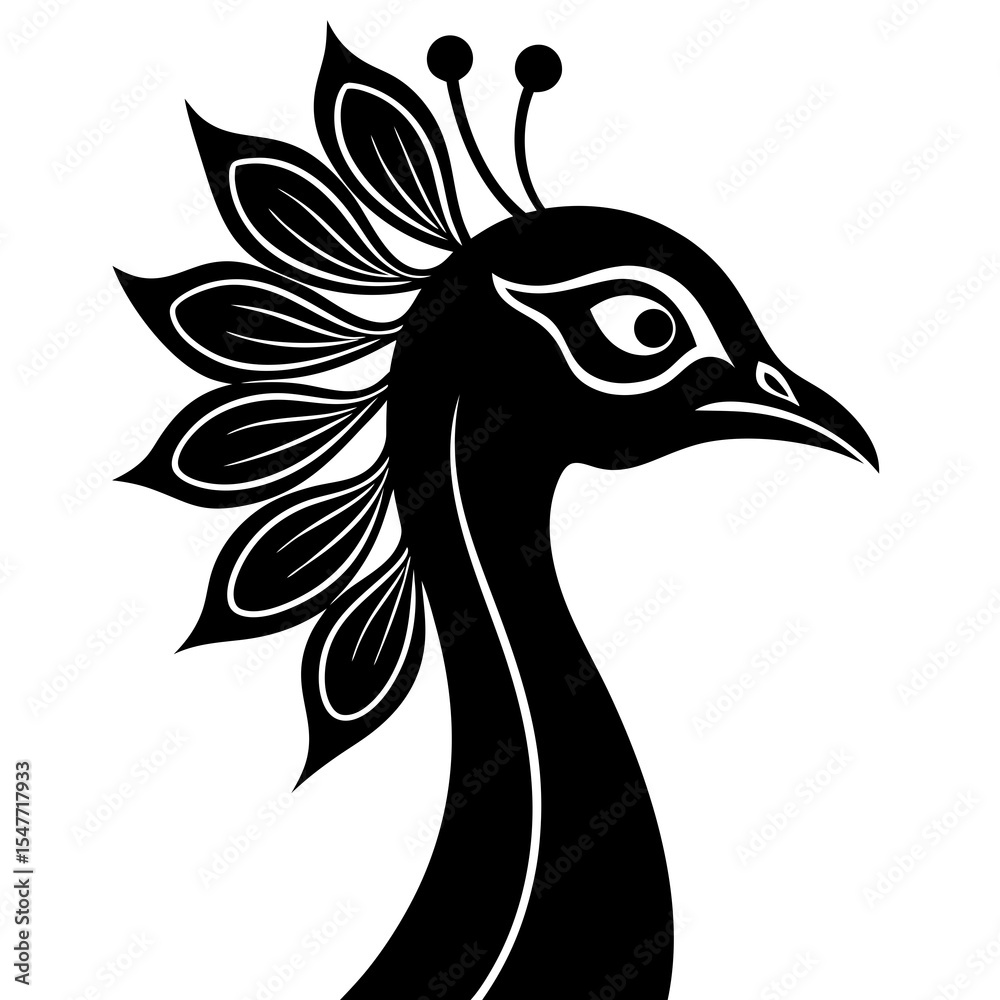 Fototapeta premium peacock vector illustration