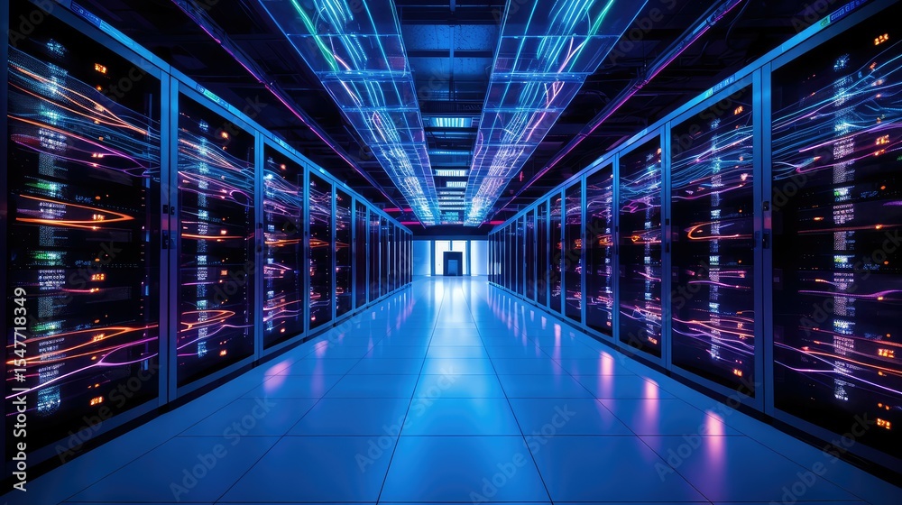 Fototapeta premium server data bank