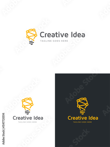 Business logo design vector set for company symbol and web element concept