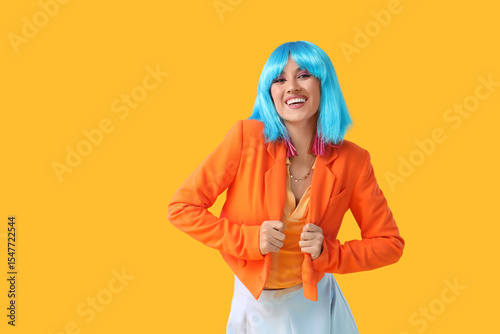 Beautiful young happy woman...