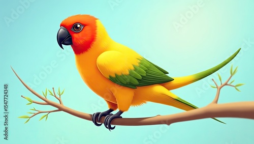 blue and yellow macaw
