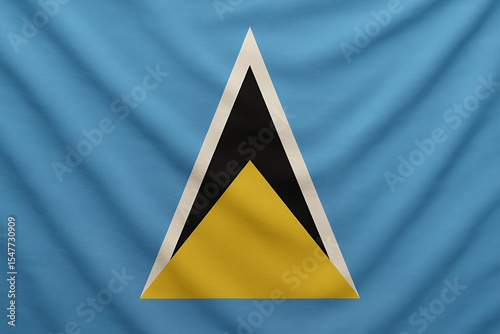  flag of Saint Lucia photo