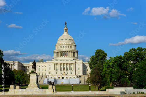 Enjoy view of US Capitol building, surrounded by Capitol Hill at Washington DC