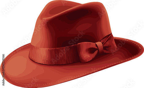 vector illustration of red hat