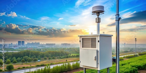 Air quality monitoring station, pollution detection, air quality monitor