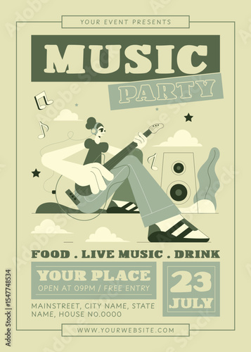 Music Party Flyer