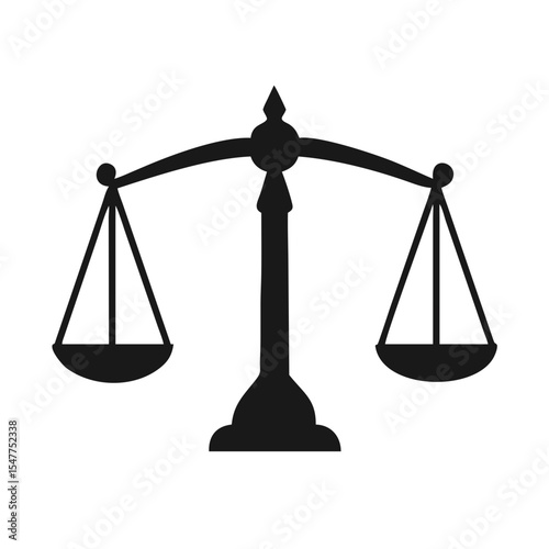 Scales icon. Stock vector
