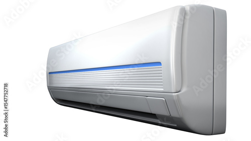air conditioner on transparent background.