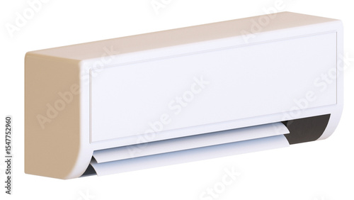 air conditioner on transparent background.