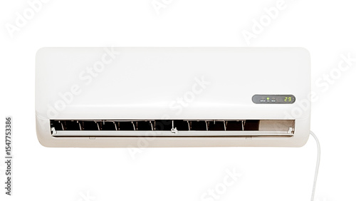 air conditioner on transparent background.