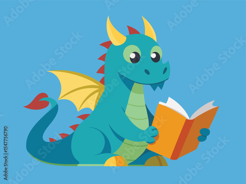 illustration  dragon of red book