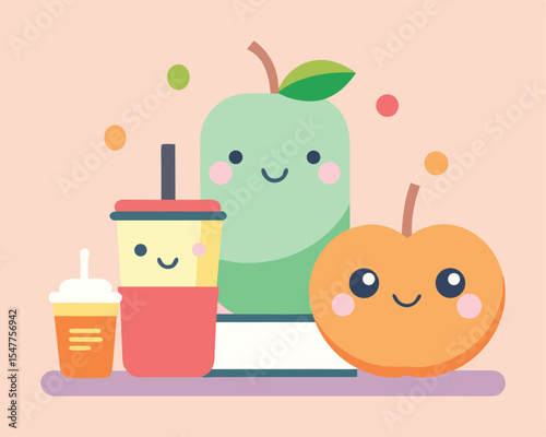illustration of apple