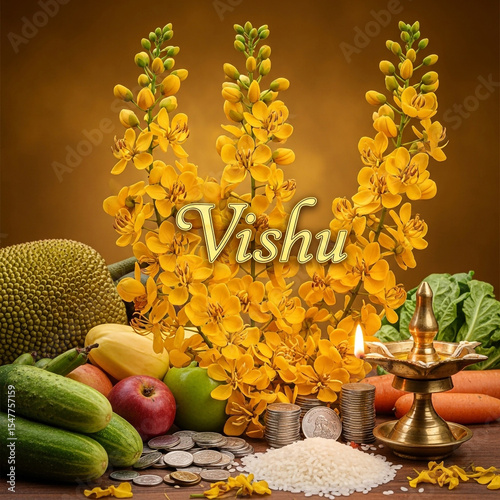 Vishu Celebration: Yellow F...