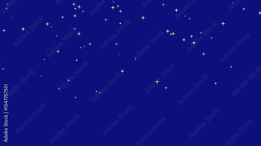 Twinkling Star Animation Loop  After Effects Motion Background