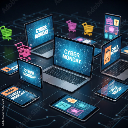 Cyber Monday Online Shoppin...