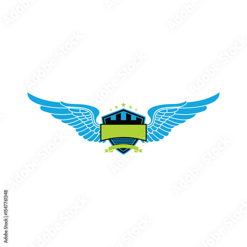 aircraft emblem wings logo