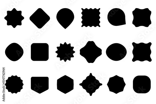 Set of sale sticker. Price tag icon