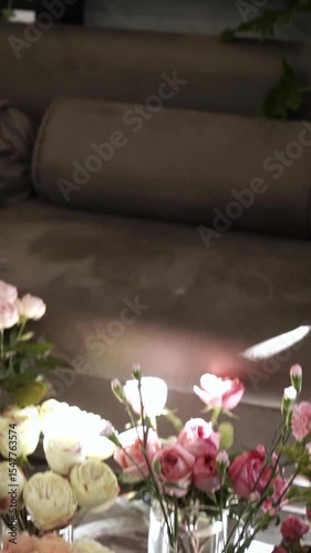 Woman Enjoying the Scent of a Flower