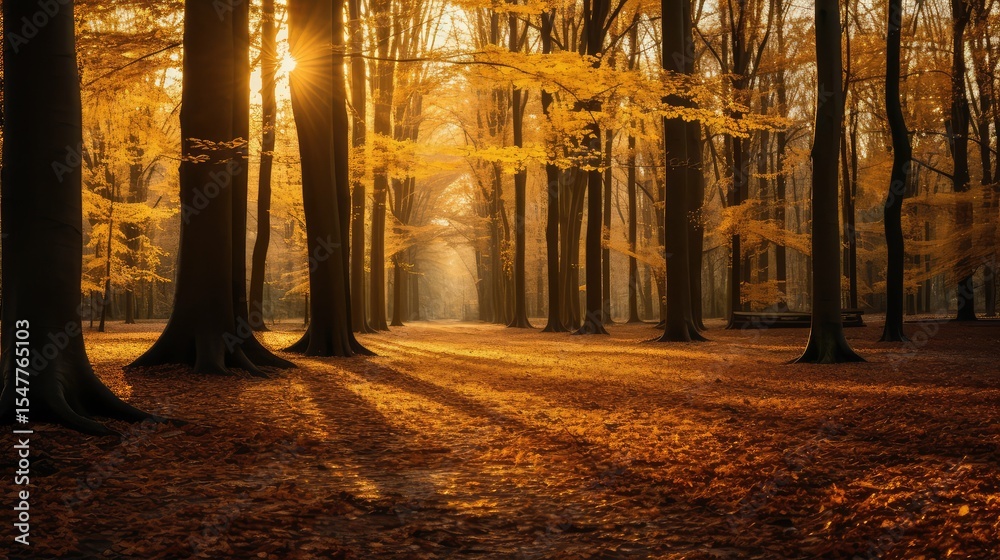 Fototapeta premium serene gold sparkel