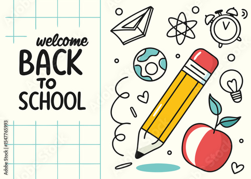 College 'Back to School' Banner – Colorful & Cheerful Design