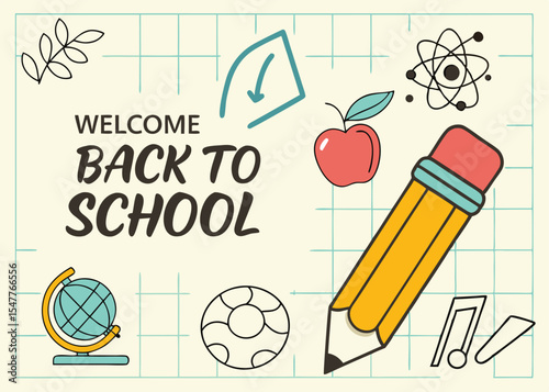 College 'Back to School' Banner – Colorful & Cheerful Design