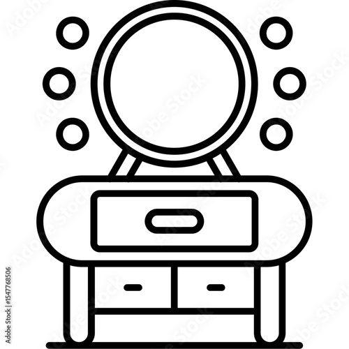 Dressing table Icon