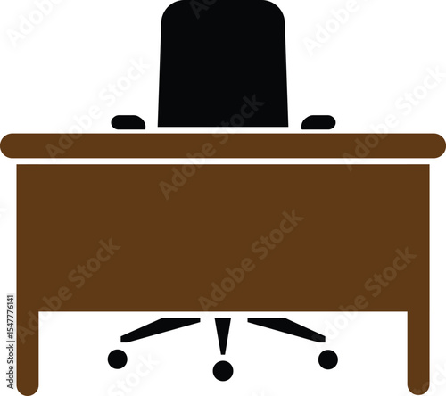 Desktop PC Tower Case Icon – Flat Vector of Computer CPU