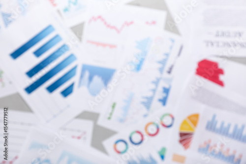 Many business graphics and ...